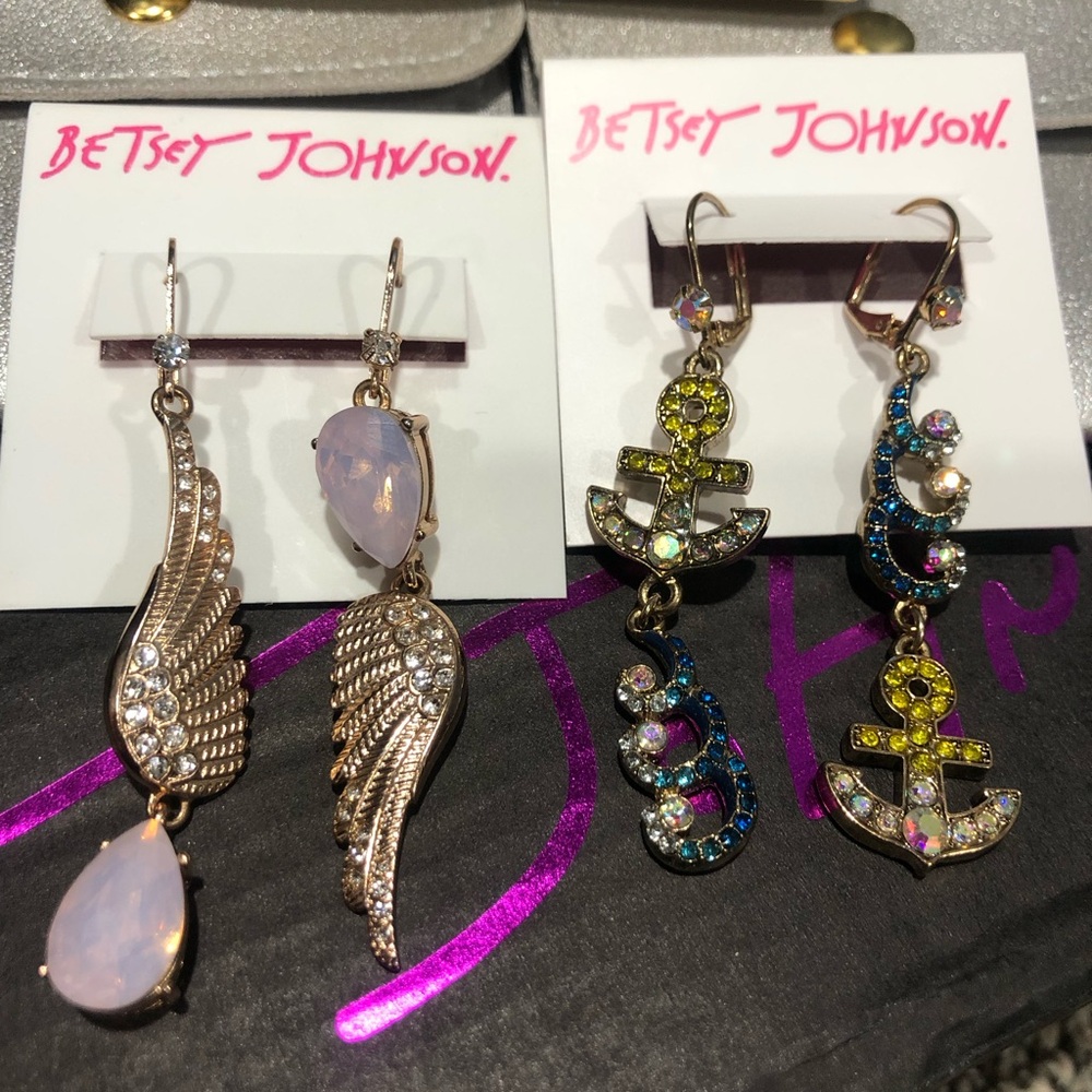 Betsey Johnson Earrings bundle.